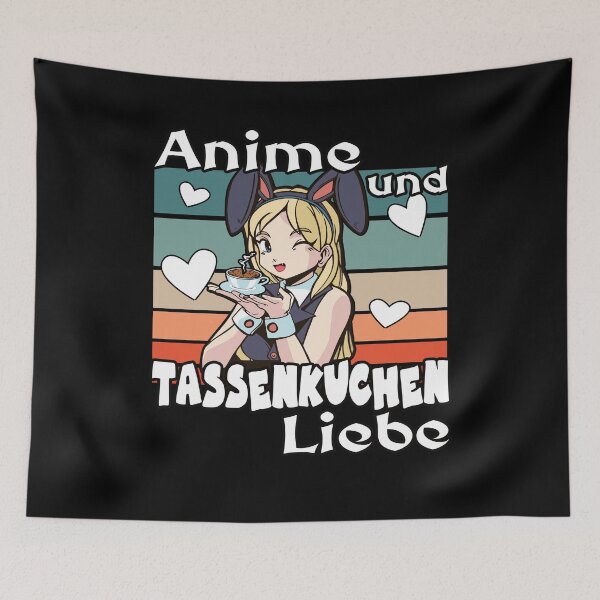 Item preview, Anime And Cup Cake Love Cake Baking Saying designed and sold by Merchandiser099.
