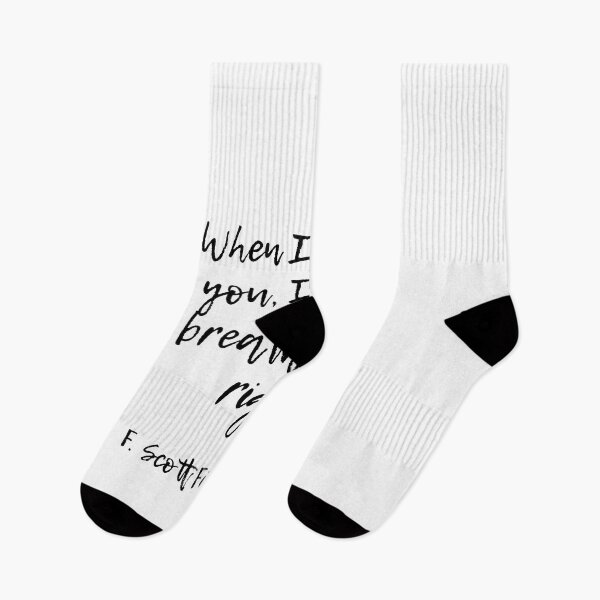 Item preview, When I'm with you  - Fitzgerald quote designed and sold by peggieprints.