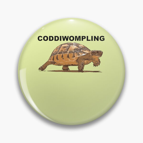 Item preview, Coddiwompling Text Above Plodding Baby Tortoise designed and sold by taiche.