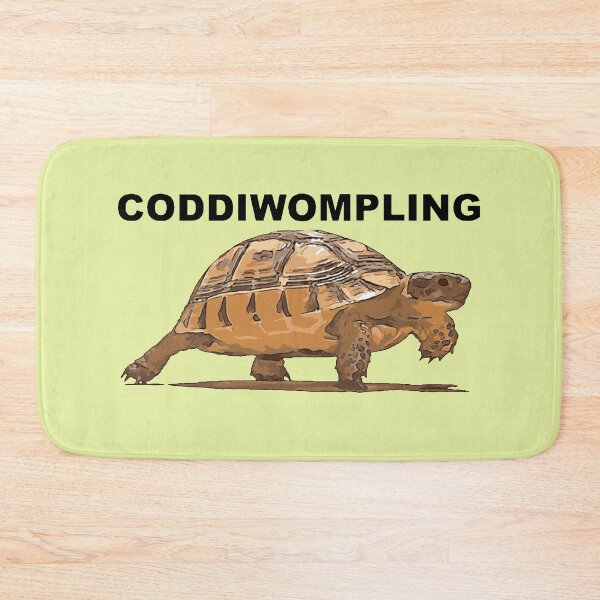Item preview, Coddiwompling Text Above Plodding Baby Tortoise designed and sold by taiche.