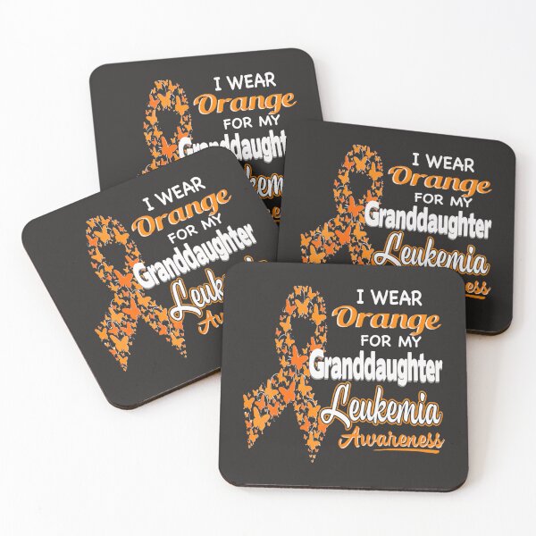 Item preview, I wear Orange for my Granddaughter  Leukemia Awareness designed and sold by Miriam Brayan.