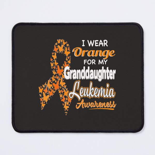 Item preview, I wear Orange for my Granddaughter  Leukemia Awareness designed and sold by Miriam Brayan.