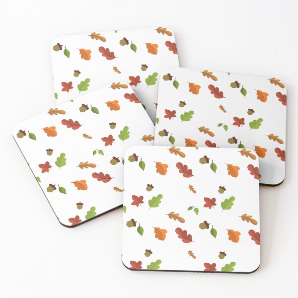 Item preview, Fall season foliage seamless repeat pattern designed and sold by DesignsByMadiha.
