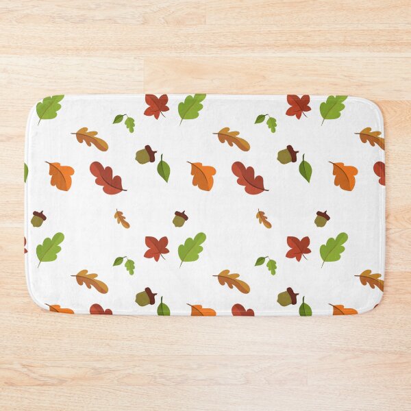 Item preview, Fall season foliage seamless repeat pattern designed and sold by DesignsByMadiha.