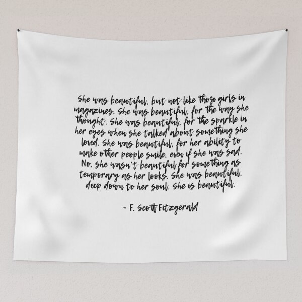 Item preview, The sparkle in her eyes - Fitzgerald quote designed and sold by peggieprints.
