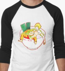 Sleeping Ramen Men's Baseball ¾ T-Shirt