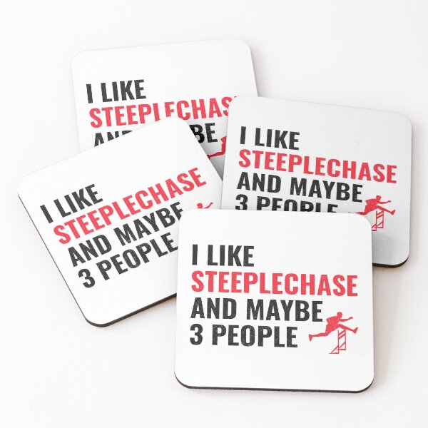 Item preview, Steeplechase Race Steeplechaser Track and Field designed and sold by CuteDesigns1.