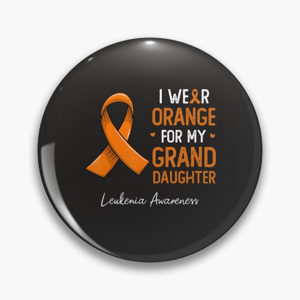 Item preview, I wear Orange For My Granddaughter Leukemia awareness  designed and sold by Miriam Brayan.