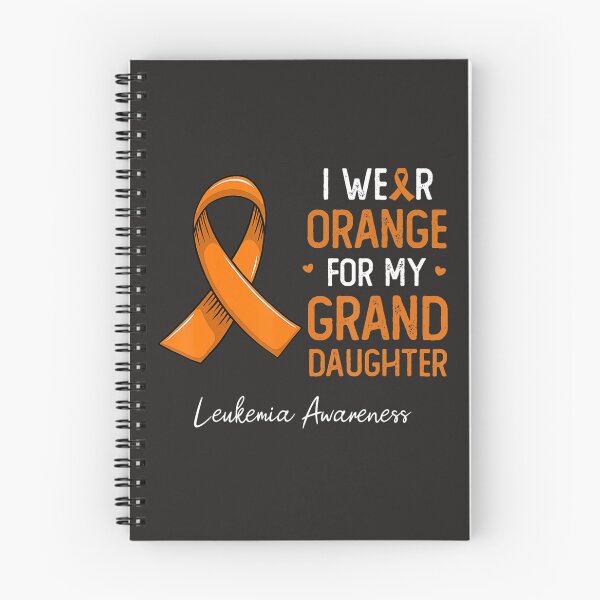Item preview, I wear Orange For My Granddaughter Leukemia awareness  designed and sold by Miriam Brayan.