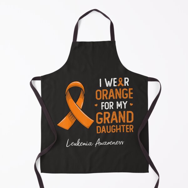 Item preview, I wear Orange For My Granddaughter Leukemia awareness designed and sold by Miriam Brayan.