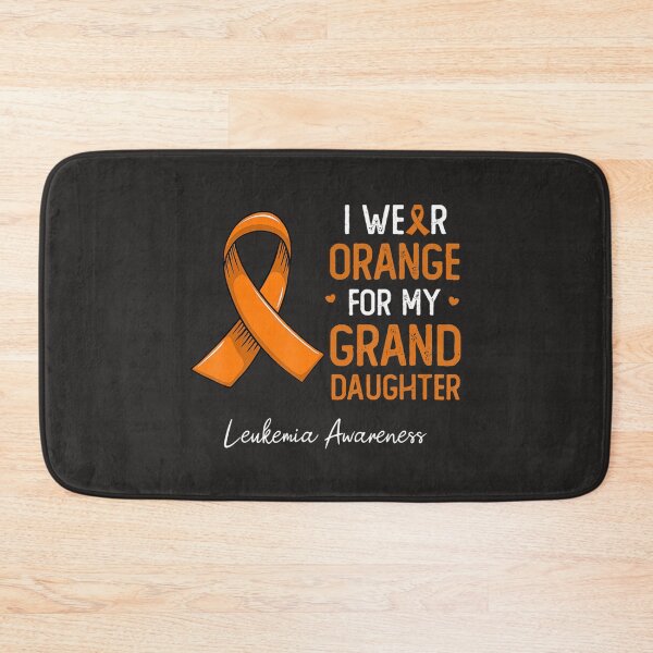 Item preview, I wear Orange For My Granddaughter Leukemia awareness  designed and sold by Miriam Brayan.