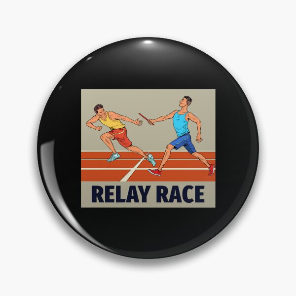 Item preview, Relay race run athlete track and field running designed and sold by CuteDesigns1.