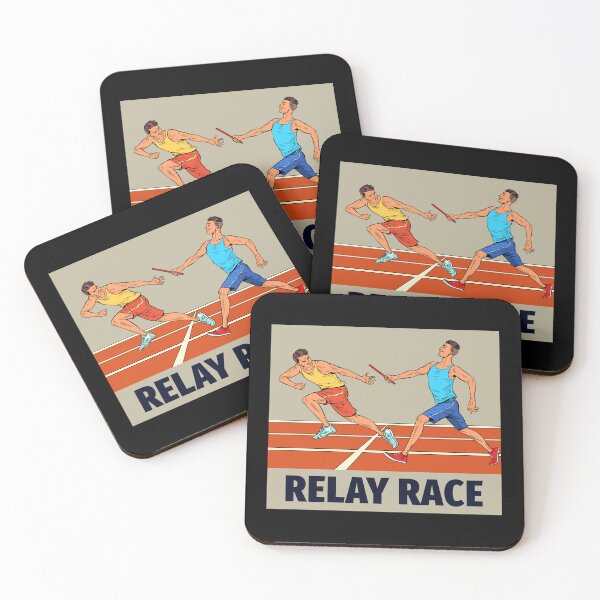 Item preview, Relay race run athlete track and field running designed and sold by CuteDesigns1.