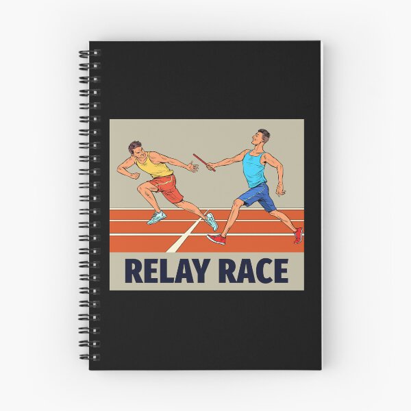 Item preview, Relay race run athlete track and field running designed and sold by CuteDesigns1.