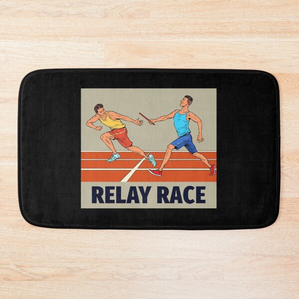 Item preview, Relay race run athlete track and field running designed and sold by CuteDesigns1.