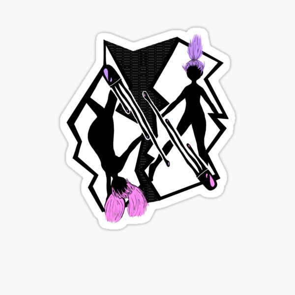ReAct: Bullet Decision Menu Art Sticker