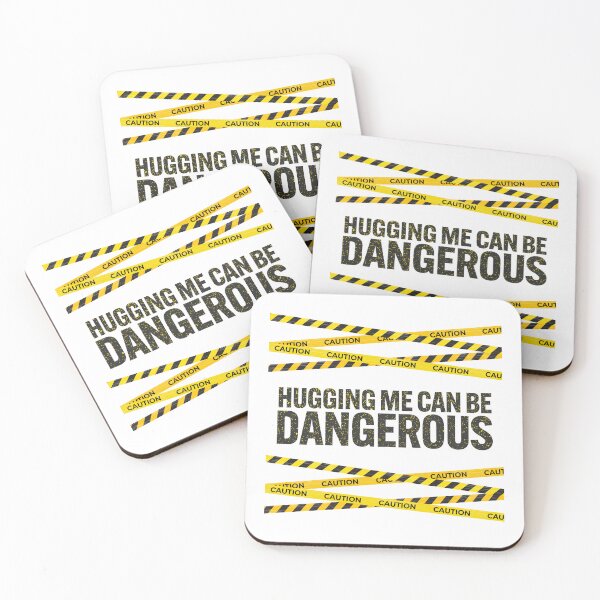 Item preview, Hugging Me Can Be Dangerous designed and sold by lunacarter.