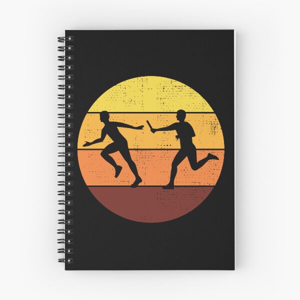 Item preview, Relay race run athlete track and field vintage retro designed and sold by CuteDesigns1.