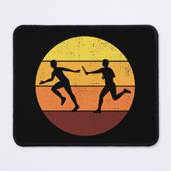 Item preview, Relay race run athlete track and field vintage retro designed and sold by CuteDesigns1.
