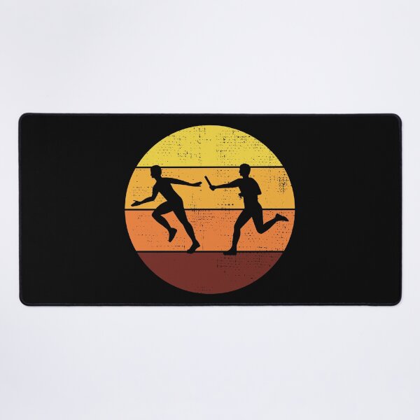 Item preview, Relay race run athlete track and field vintage retro designed and sold by CuteDesigns1.