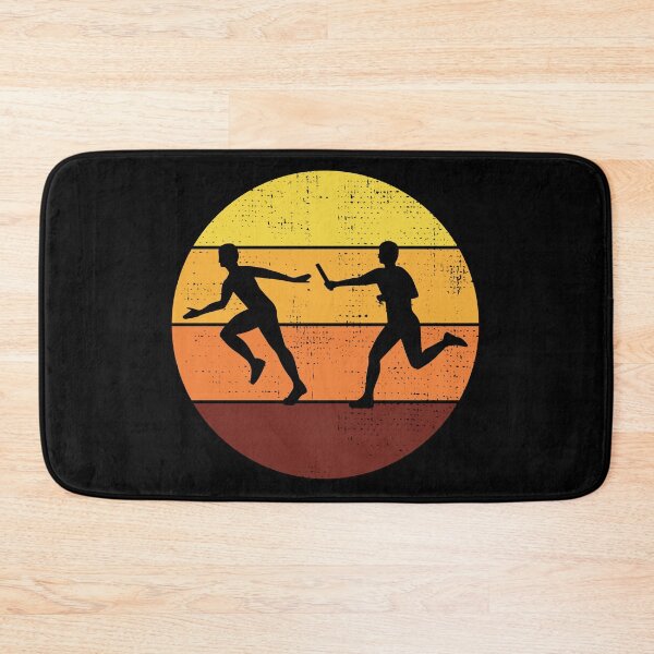 Item preview, Relay race run athlete track and field vintage retro designed and sold by CuteDesigns1.