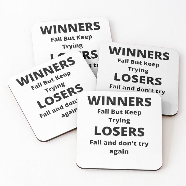 Item preview, Difference Between Winners and Losers  designed and sold by Hypert-Shirt.