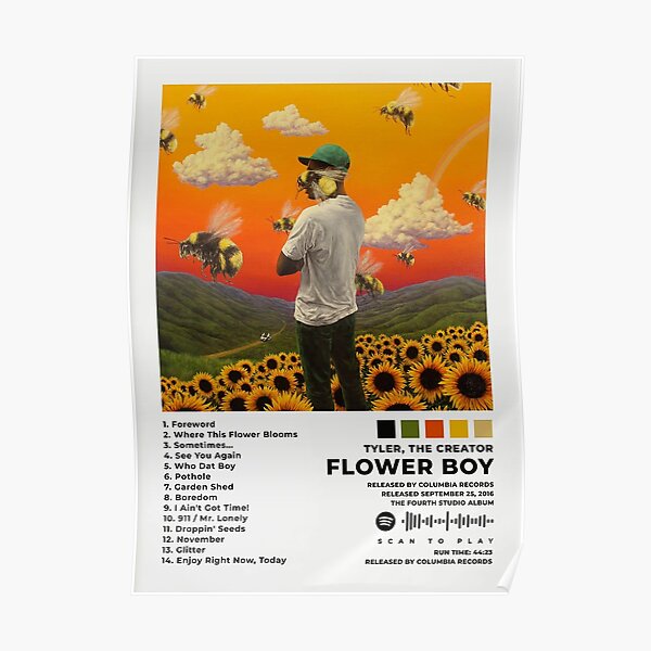 "Tyler Flower Boy Poster" Poster for Sale by fazerpaw Redbubble