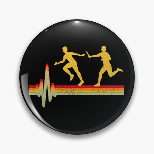 Item preview, Relay race run athlete track & field heartbeat designed and sold by CuteDesigns1.