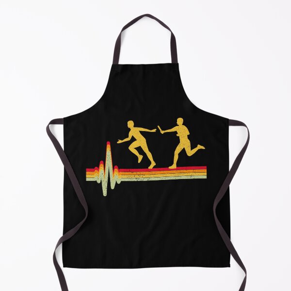 Item preview, Relay race run athlete track & field heartbeat designed and sold by CuteDesigns1.