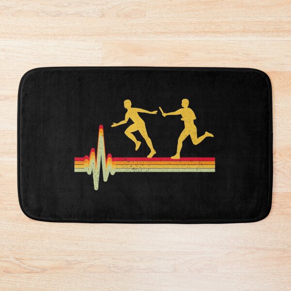 Item preview, Relay race run athlete track & field heartbeat designed and sold by CuteDesigns1.