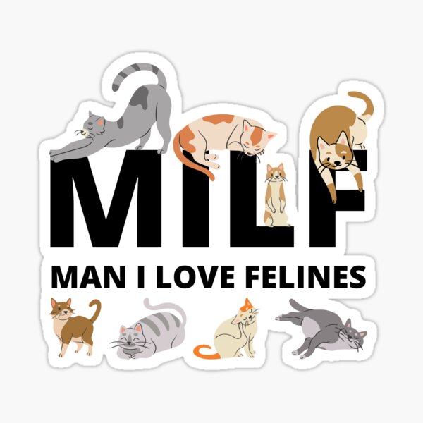 Artikel-Vorschau von MILF-Mann, ich liebe Katzen, Katzenliebhaber, Mann, ich liebe Katzen, designt und verkauft von yass-art.
