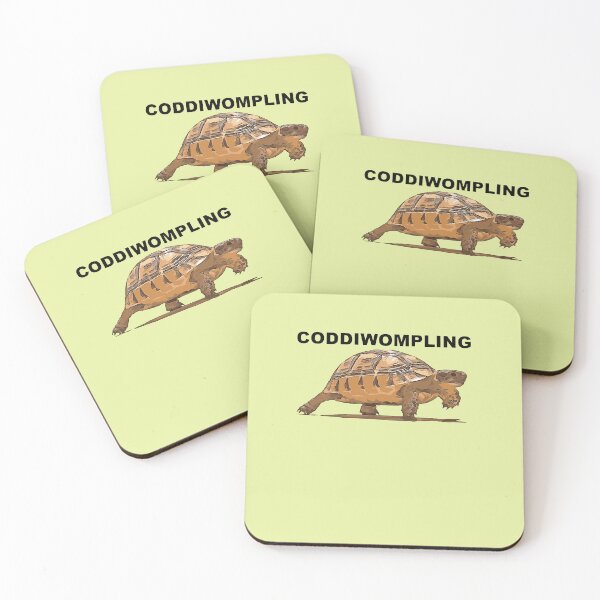 Item preview, Coddiwompling Text Above Plodding Baby Tortoise designed and sold by taiche.