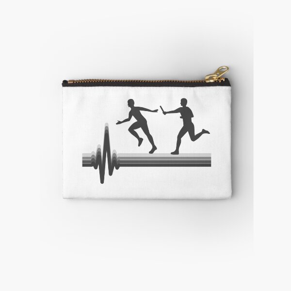 Item preview, Relay race run athlete track & field heartbeat designed and sold by CuteDesigns1.