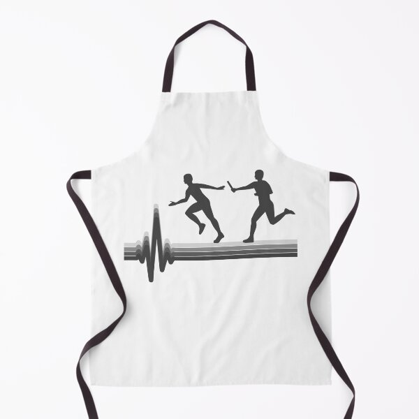 Item preview, Relay race run athlete track & field heartbeat designed and sold by CuteDesigns1.