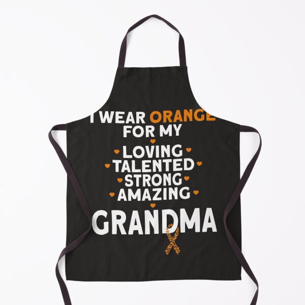Item preview, I Wear Orange For My Grandma Leukemia Awareness designed and sold by Miriam Brayan.