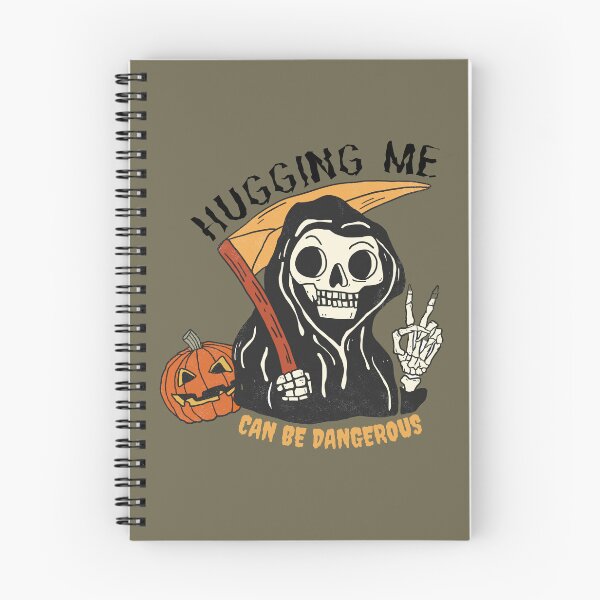 Item preview, Hugging me can be dangerous - Skeleton Halloween Peace sign designed and sold by RandomDel.