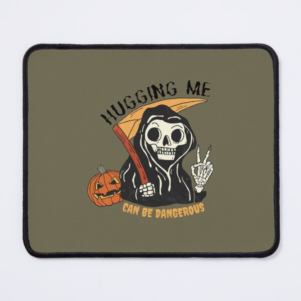 Item preview, Hugging me can be dangerous - Skeleton Halloween Peace sign designed and sold by RandomDel.