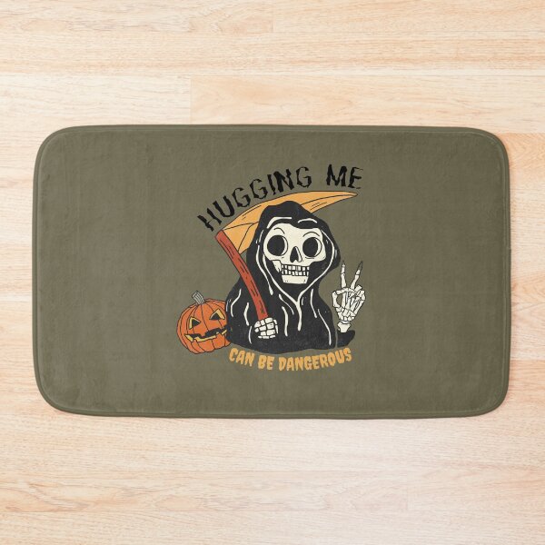Item preview, Hugging me can be dangerous - Skeleton Halloween Peace sign designed and sold by RandomDel.