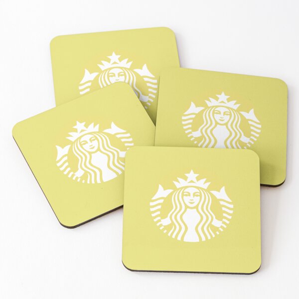 Item preview, Yellow Coffee Girl Mermaid Logo designed and sold by Adrianach1.