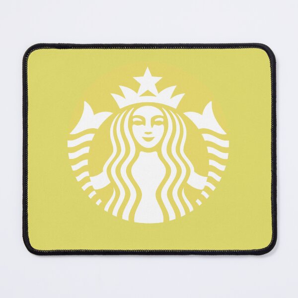 Item preview, Yellow Coffee Girl Mermaid Logo designed and sold by Adrianach1.
