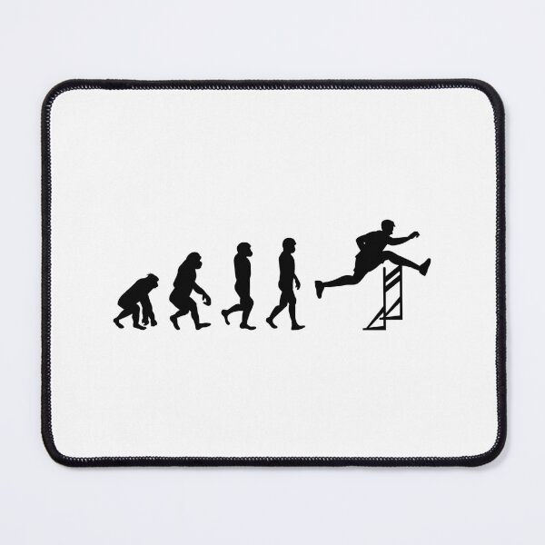 Item preview, Hurdles Hurdling Hurdler Running Runner Evolution designed and sold by CuteDesigns1.