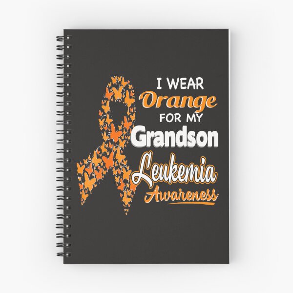 Item preview, I wear Orange for my Grandson  Leukemia Awareness  designed and sold by Miriam Brayan.