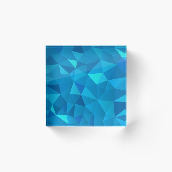 Polygon Patterns 1 Acrylic Block