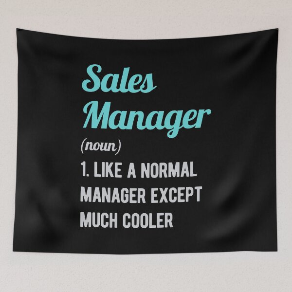 Item preview, Funny Sales Manager designed and sold by artworkbyrihen.