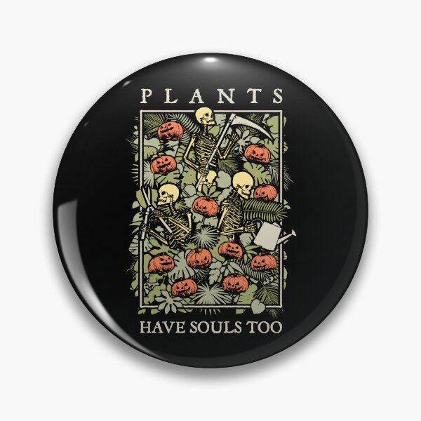 Item preview, Plants Have Souls Too Halloween Pumpkin Skeleton Gardener designed and sold by GrandeDuc.
