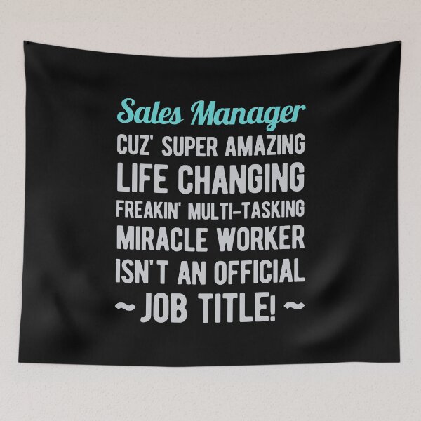 Item preview, Funny Sales Manager designed and sold by artworkbyrihen.