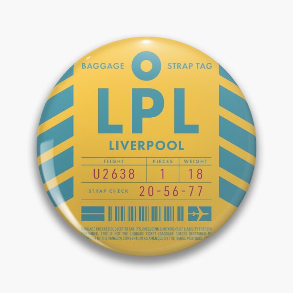 Item preview, Luggage Tag D - LPL Liverpool England UK designed and sold by VoodooCircus.