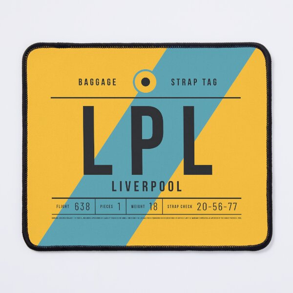 Item preview, Luggage Tag E - LPL Liverpool England UK designed and sold by VoodooCircus.