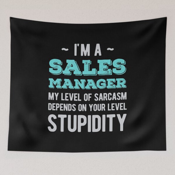 Item preview, Funny Sales Manager designed and sold by artworkbyrihen.