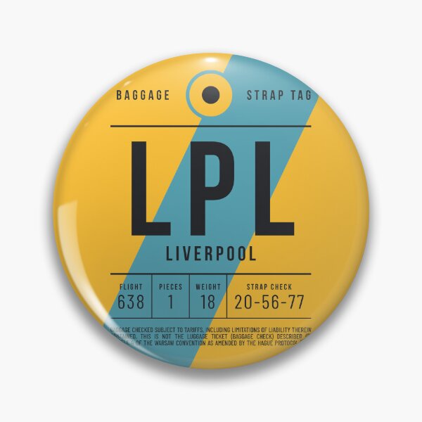 Item preview, Luggage Tag E - LPL Liverpool England UK designed and sold by VoodooCircus.